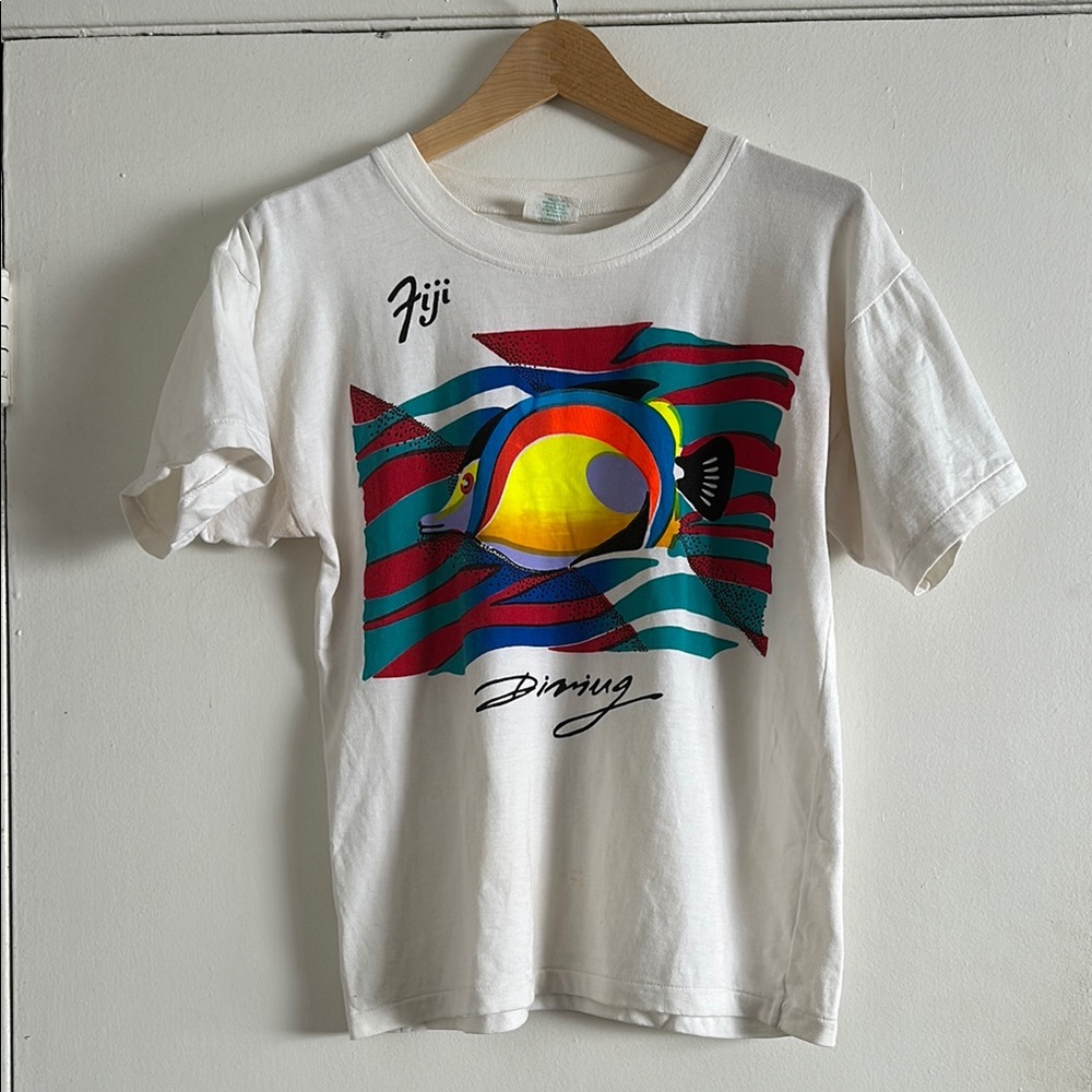 White Graphic Short Sleeve Tee
